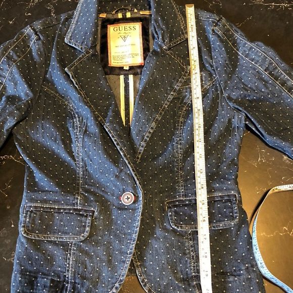 Guess short blue Jean jacket - Picture 12 of 12
